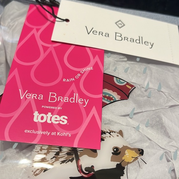 Vera Bradley Powered by Totes Clear Cosmetic Bag - Picture 5 of 6